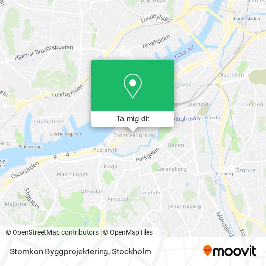 Stomkon Byggprojektering karta