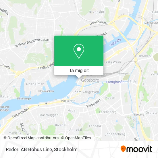 Rederi AB Bohus Line karta