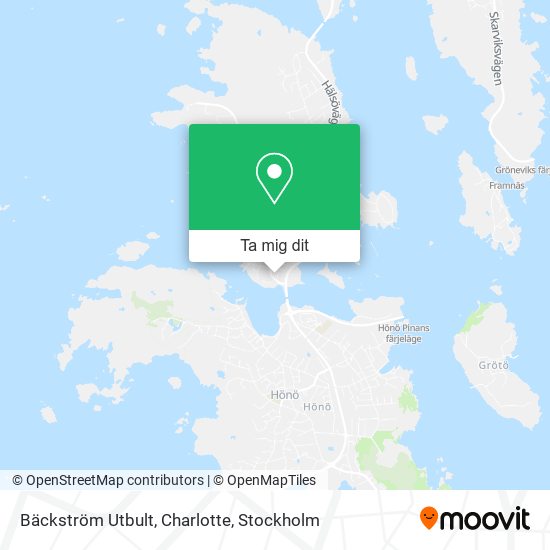 Bäckström Utbult, Charlotte karta