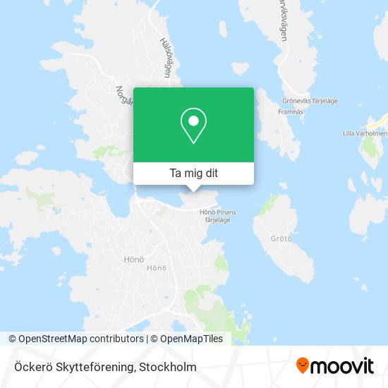 Öckerö Skytteförening karta