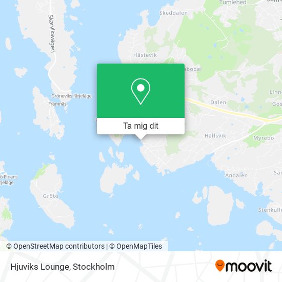 Hjuviks Lounge karta