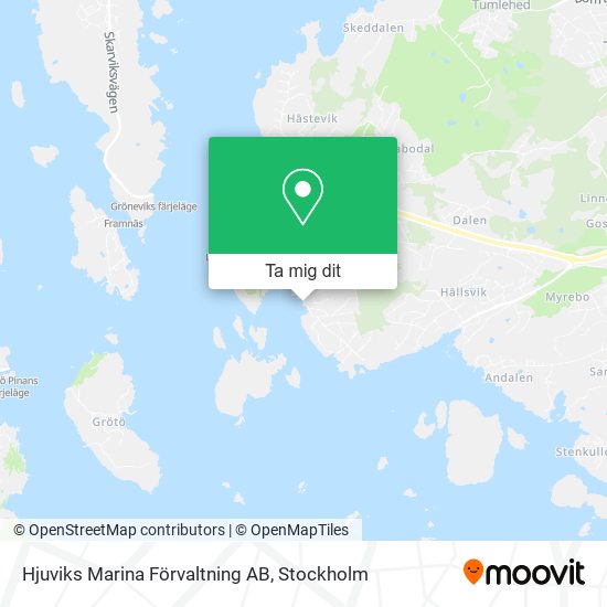 Hjuviks Marina Förvaltning AB karta