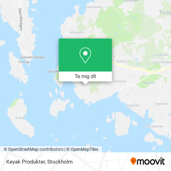 Keyak Produkter karta