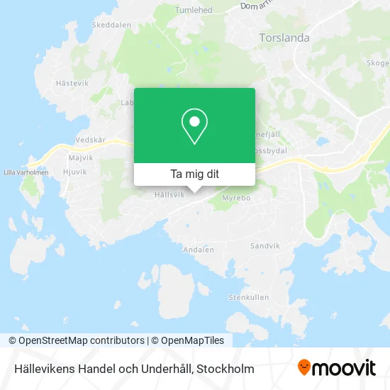 Hällevikens Handel och Underhåll karta