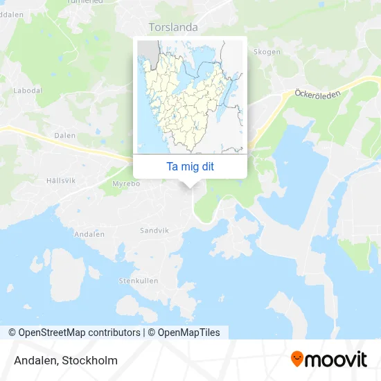 Andalen karta