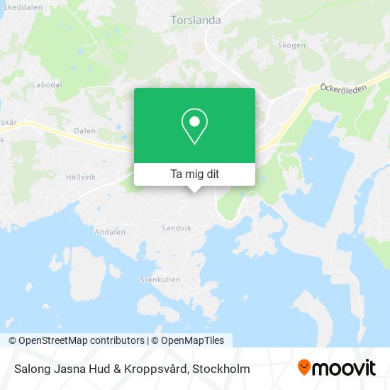 Salong Jasna Hud & Kroppsvård karta
