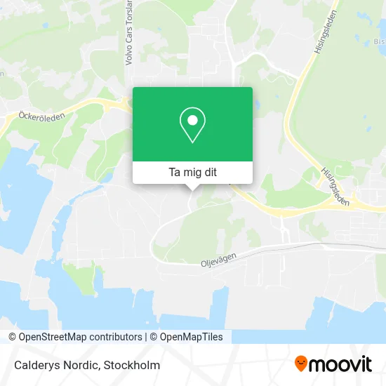 Calderys Nordic karta