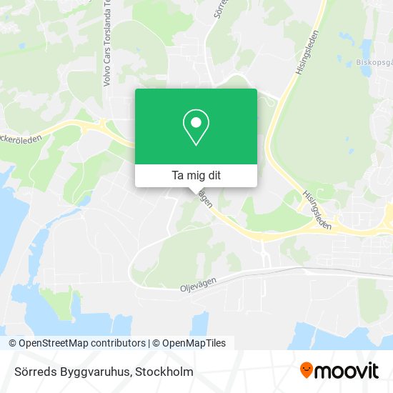 Sörreds Byggvaruhus karta