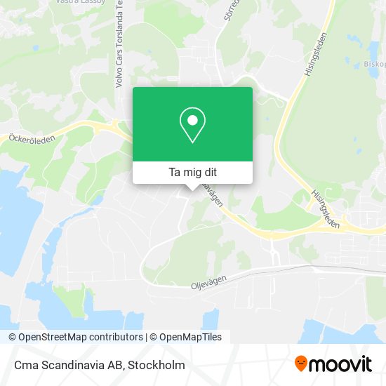 Cma Scandinavia AB karta
