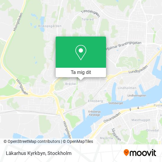 Läkarhus Kyrkbyn karta