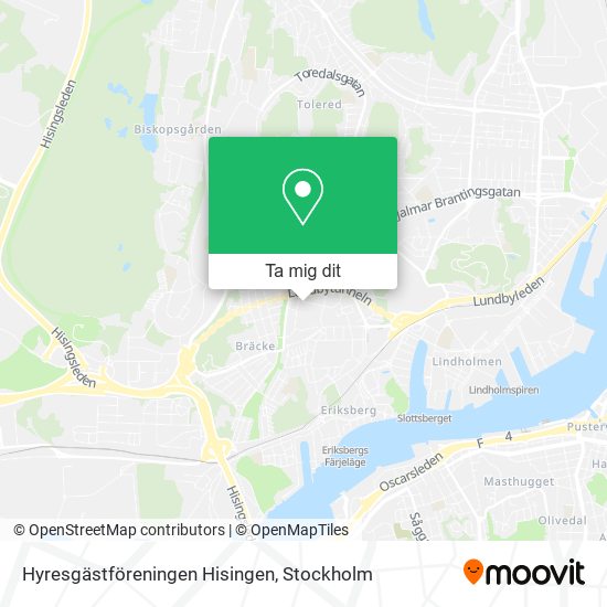 Hyresgästföreningen Hisingen karta