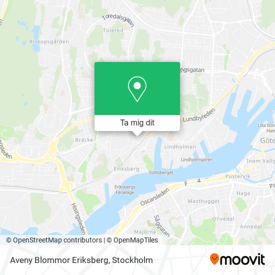 Aveny Blommor Eriksberg karta
