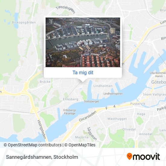 Sannegårdshamnen karta