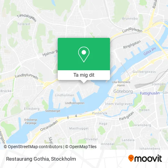 Restaurang Gothia karta