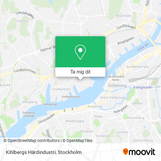 Kihlbergs Härdindustri karta