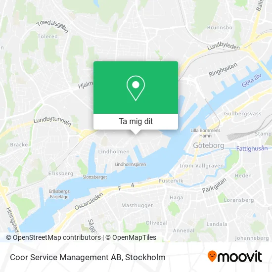 Coor Service Management AB karta