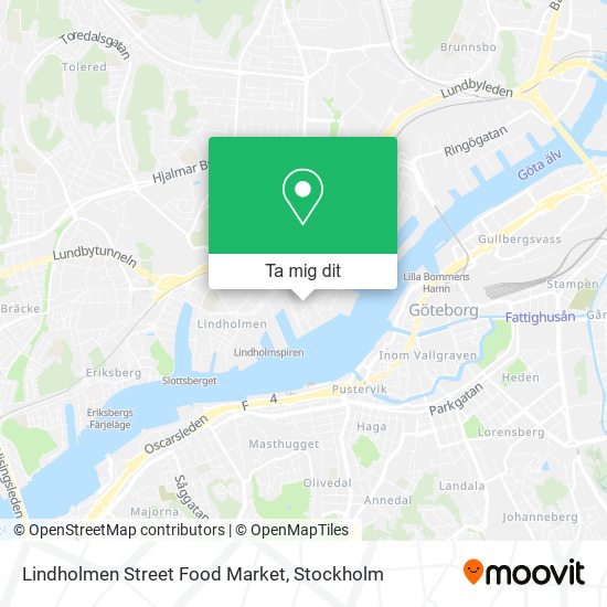 Lindholmen Street Food Market karta