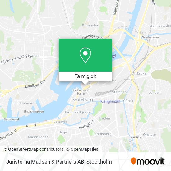 Juristerna Madsen & Partners AB karta