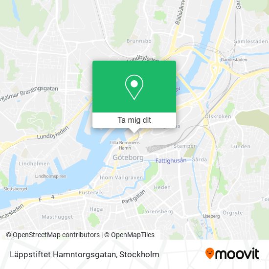 Läppstiftet Hamntorgsgatan karta