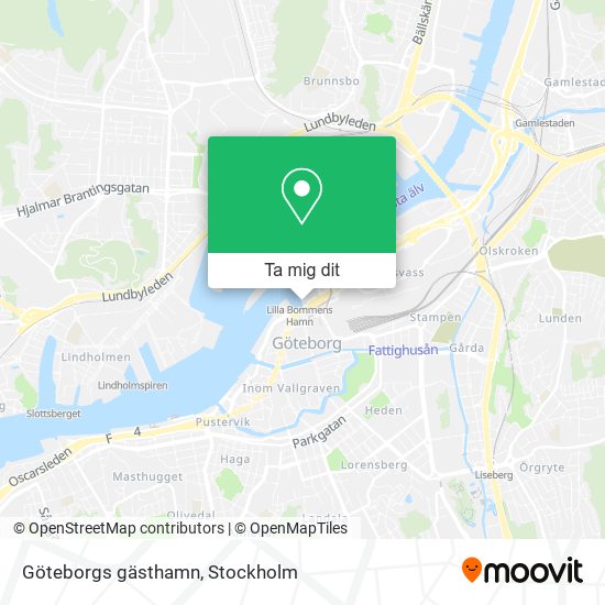 Göteborgs gästhamn karta