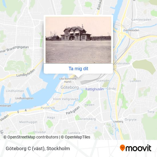 Göteborg C (väst) karta
