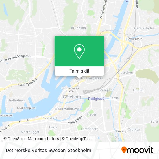 Det Norske Veritas Sweden karta