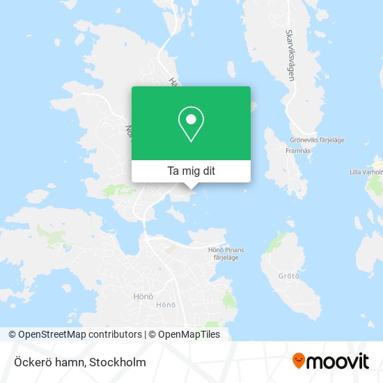 Öckerö hamn karta