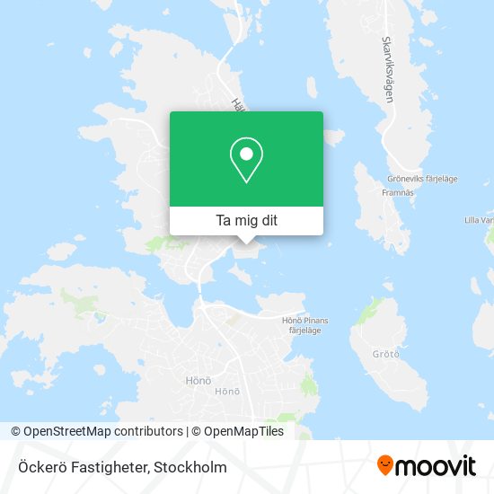 Öckerö Fastigheter karta