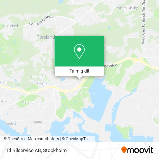 Td Bilservice AB karta