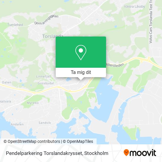 Pendelparkering Torslandakrysset karta