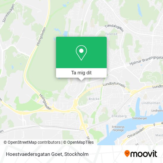 Hoestvaedersgatan Goet karta