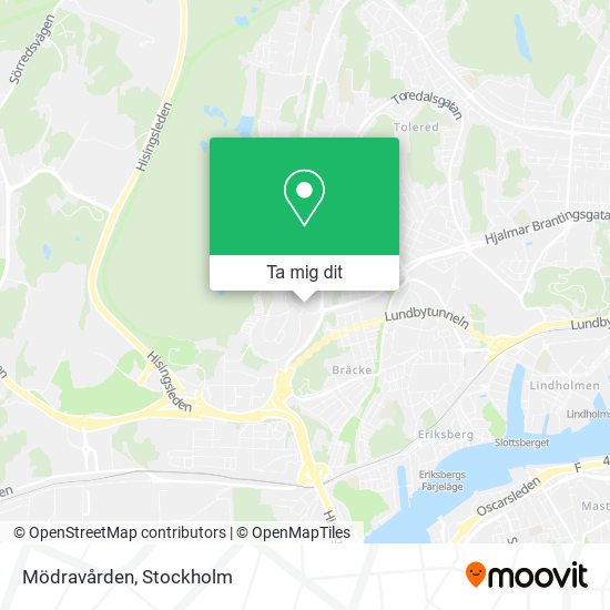 Mödravården karta