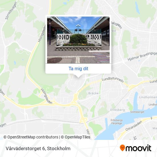 Vårväderstorget 6 karta