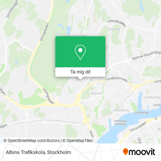 Albins Trafikskola karta