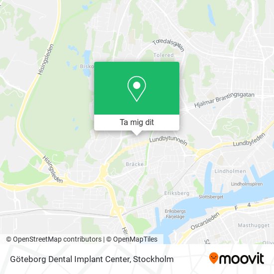 Göteborg Dental Implant Center karta