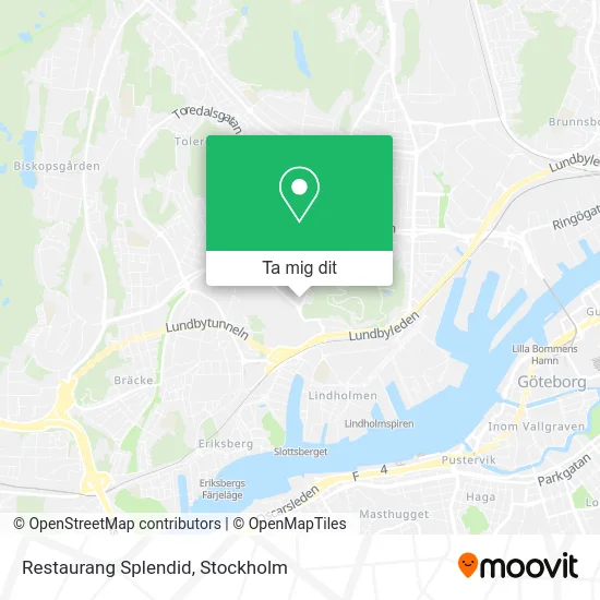 Restaurang Splendid karta