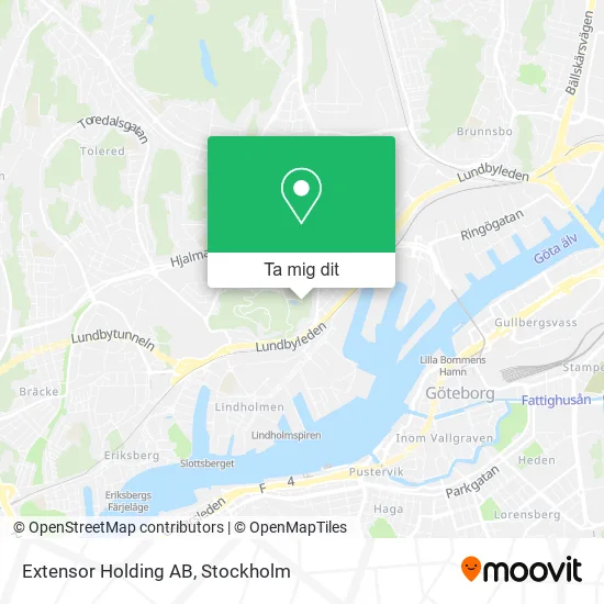 Extensor Holding AB karta