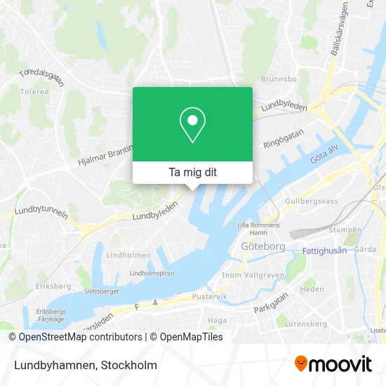 Lundbyhamnen karta