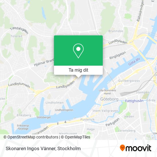 Skonaren Ingos Vänner karta
