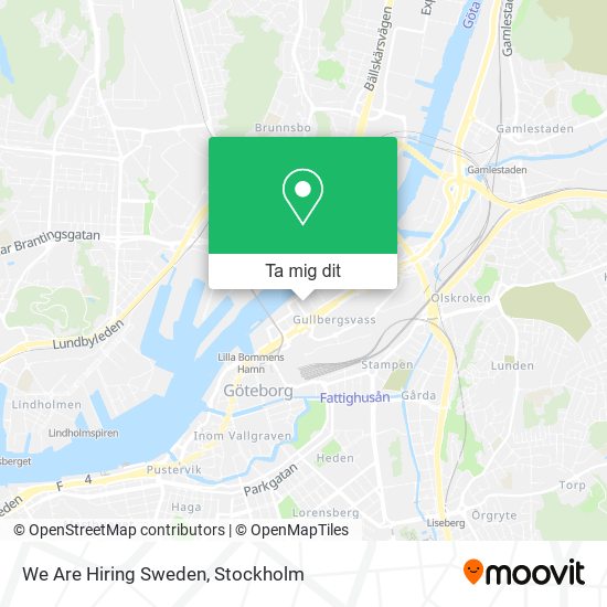 We Are Hiring Sweden karta