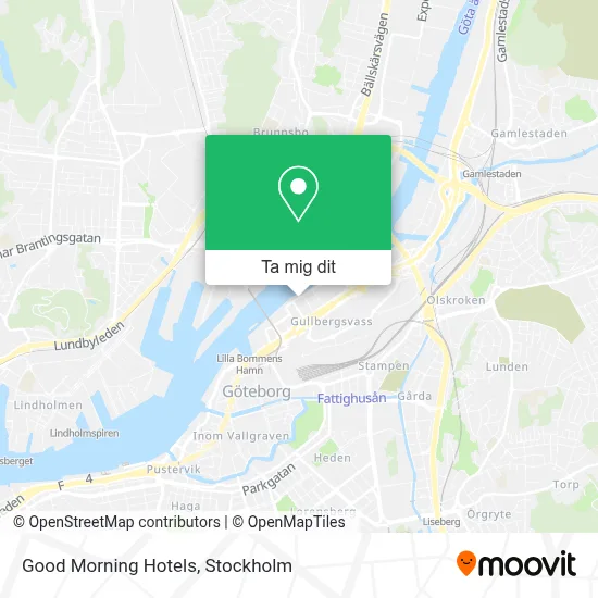 Good Morning Hotels karta