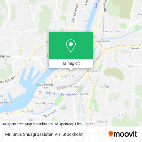 Mr. Snus Snusgrossisten Vis karta