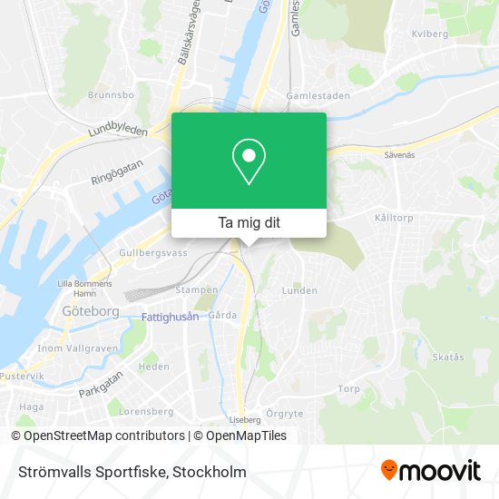 Strömvalls Sportfiske karta