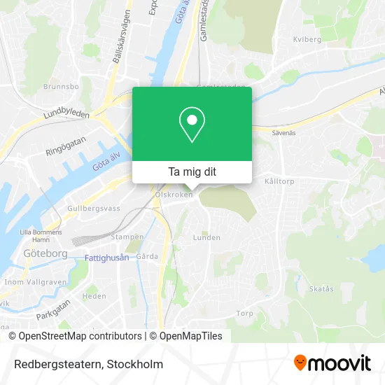 Redbergsteatern karta