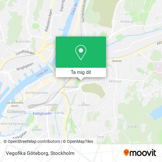 Vegofika Göteborg karta