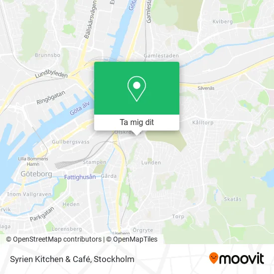 Syrien Kitchen & Café karta