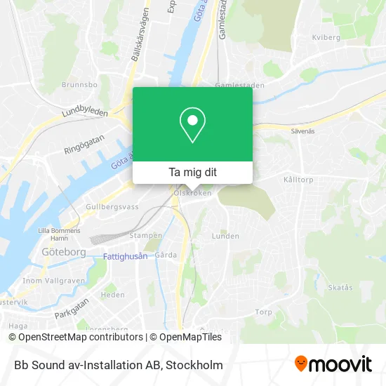 Bb Sound av-Installation AB karta