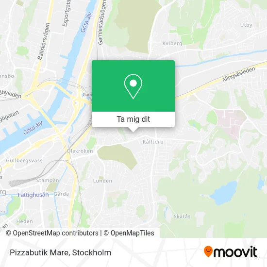 Pizzabutik Mare karta