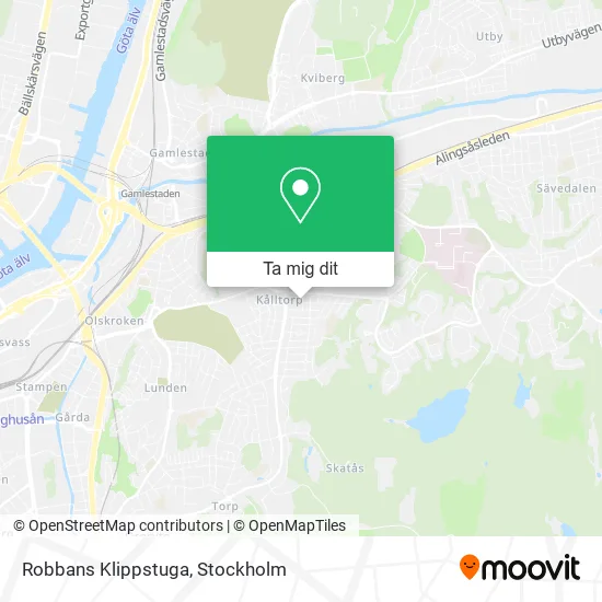 Robbans Klippstuga karta