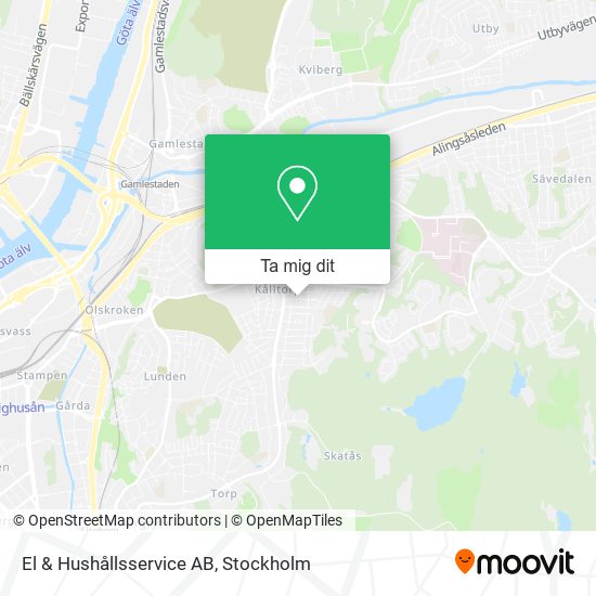 El & Hushållsservice AB karta